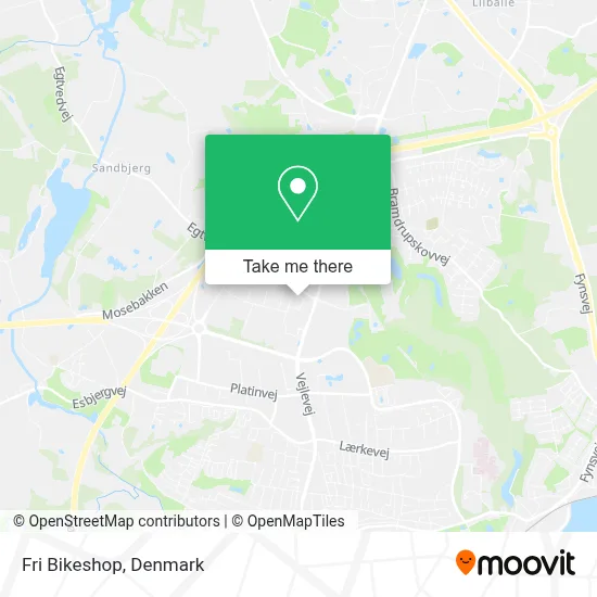 Fri Bikeshop map