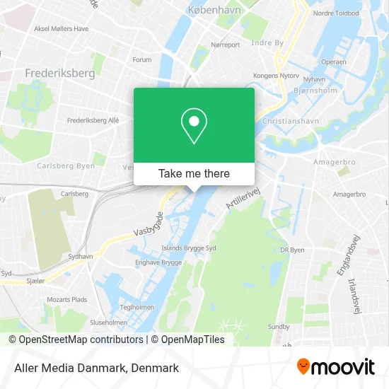 Aller Media Danmark map