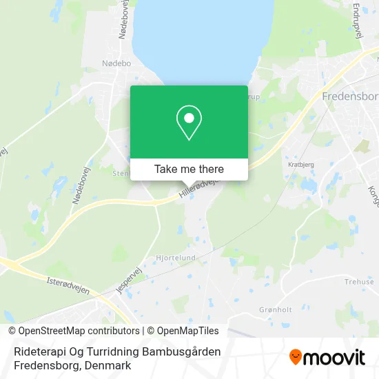 Rideterapi Og Turridning Bambusgården Fredensborg map