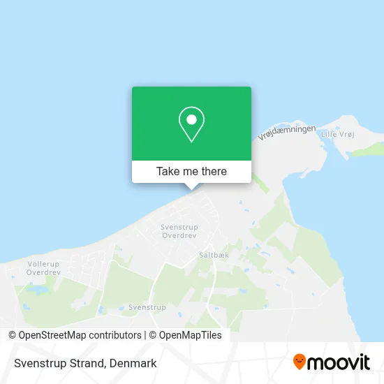 Svenstrup Strand map