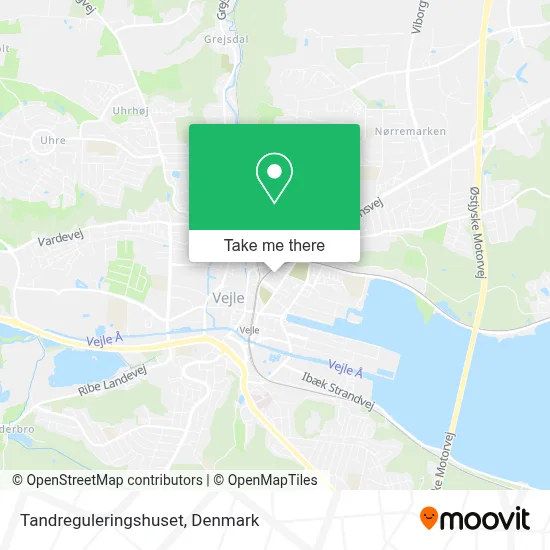Tandreguleringshuset map