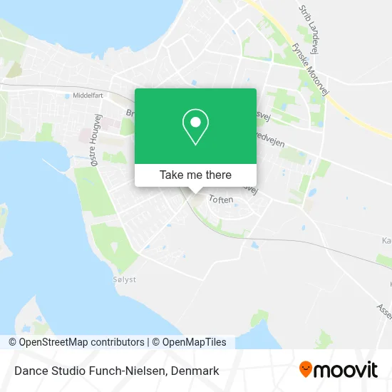 Dance Studio Funch-Nielsen map