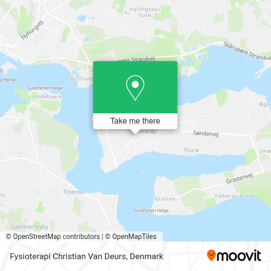Fysioterapi Christian Van Deurs map