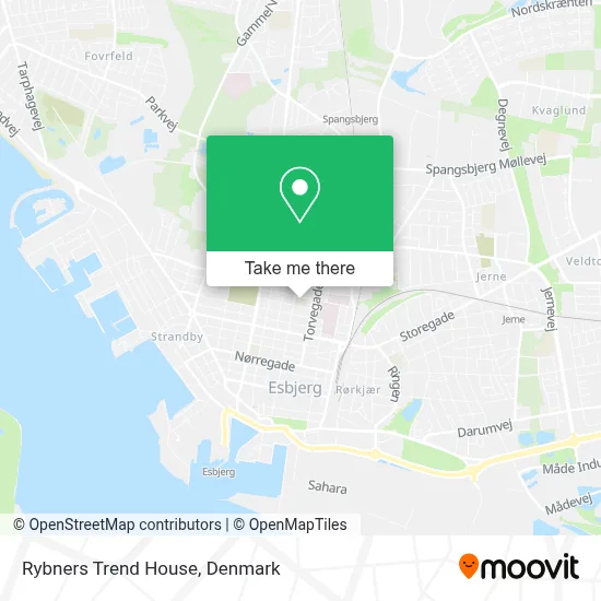 Rybners Trend House map