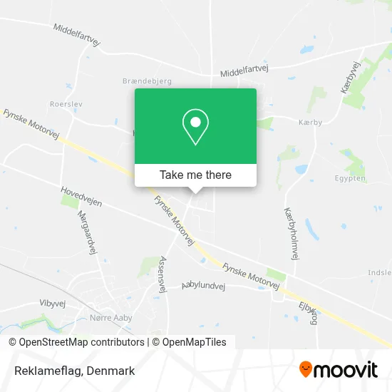 Reklameflag map