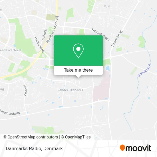 Danmarks Radio map