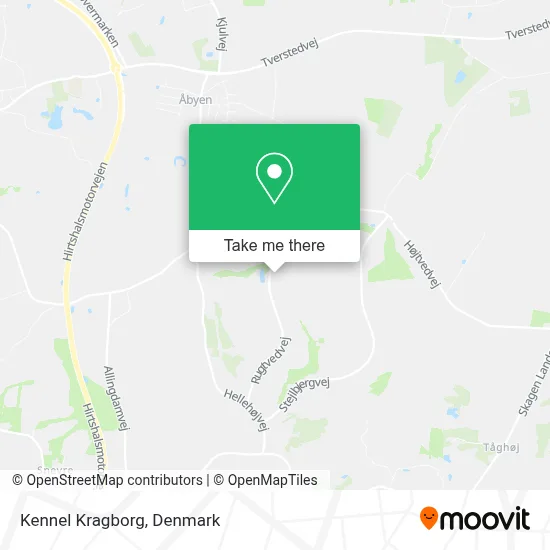 Kennel Kragborg map