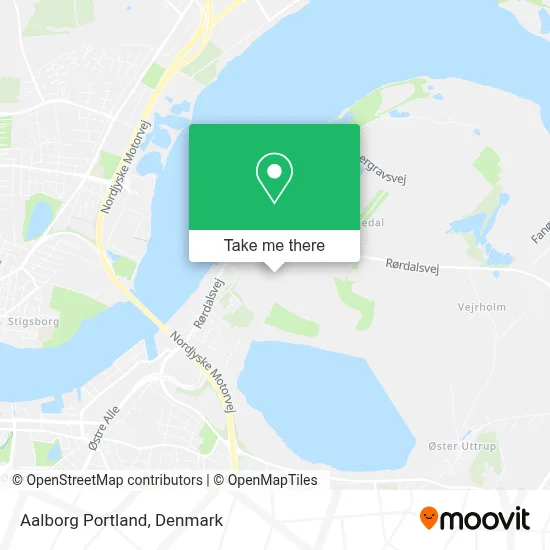 Aalborg Portland map
