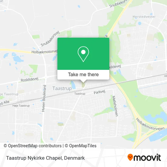 Taastrup Nykirke Chapel map