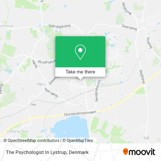 The Psychologist In Lystrup map