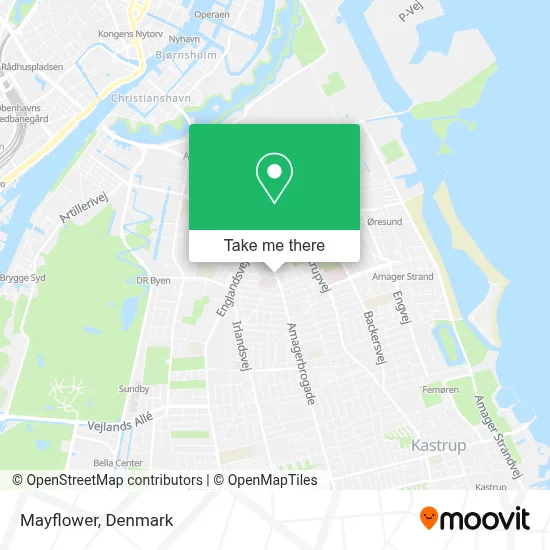 Mayflower map
