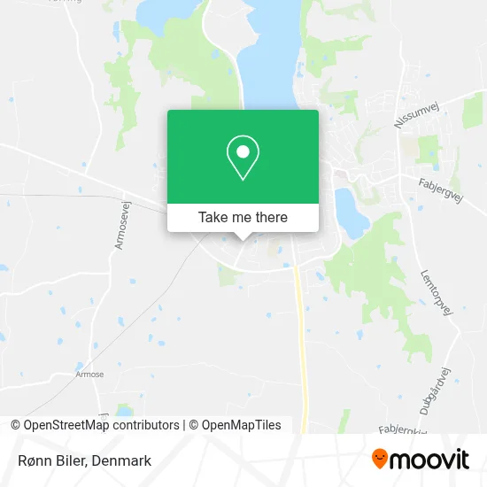 Rønn Biler map