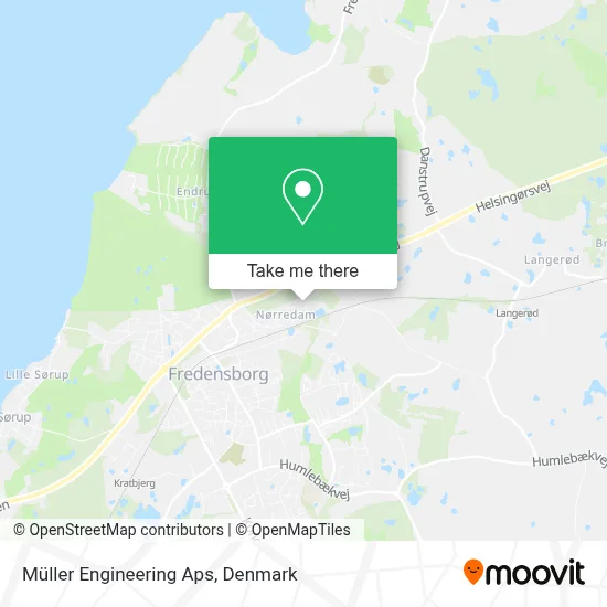 Müller Engineering Aps map