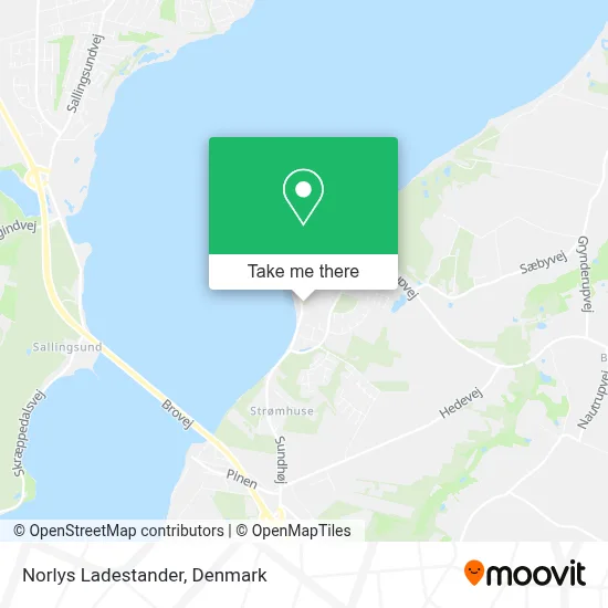 Norlys Ladestander map