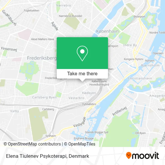 Elena Tiulenev Psykoterapi map