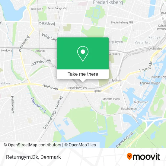 Returngym.Dk map