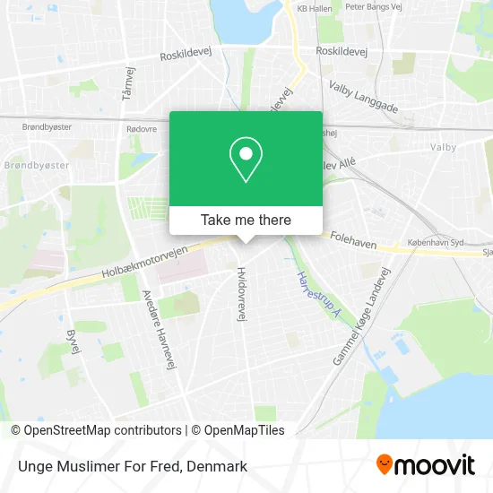 Unge Muslimer For Fred map