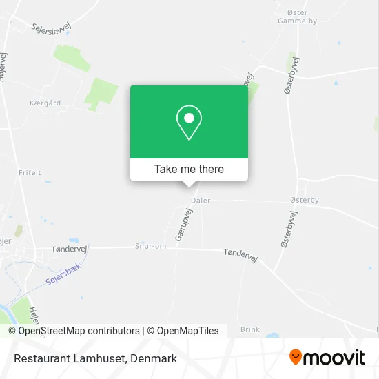 Restaurant Lamhuset map