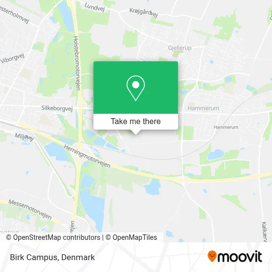Birk Campus map