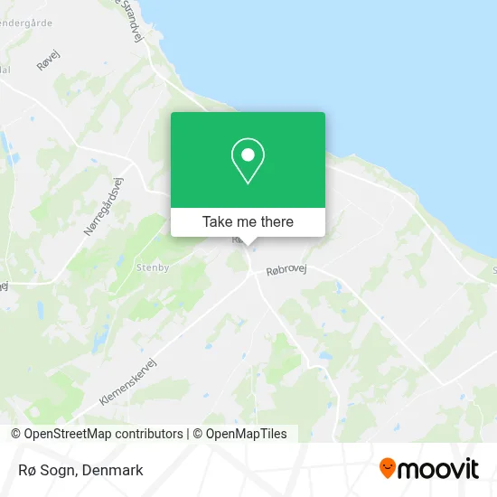 Rø Sogn map