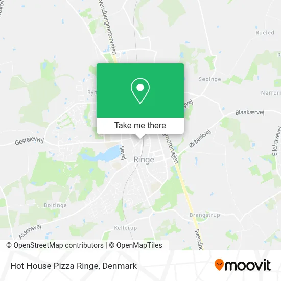 Hot House Pizza Ringe map