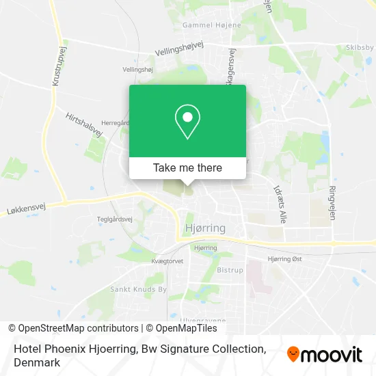 Hotel Phoenix Hjoerring, Bw Signature Collection map