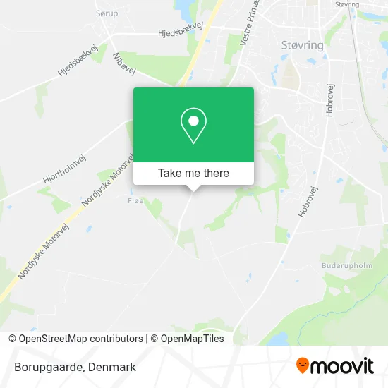 Borupgaarde map