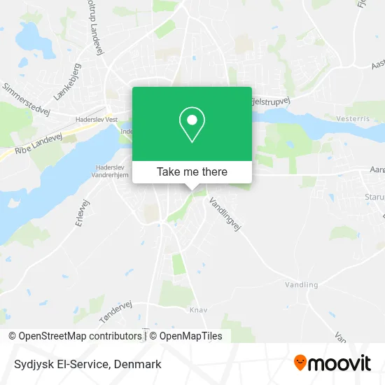 Sydjysk El-Service map