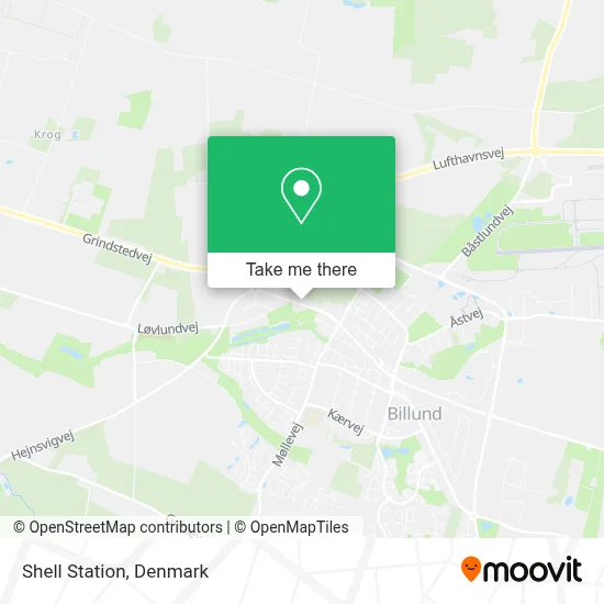Shell Station map