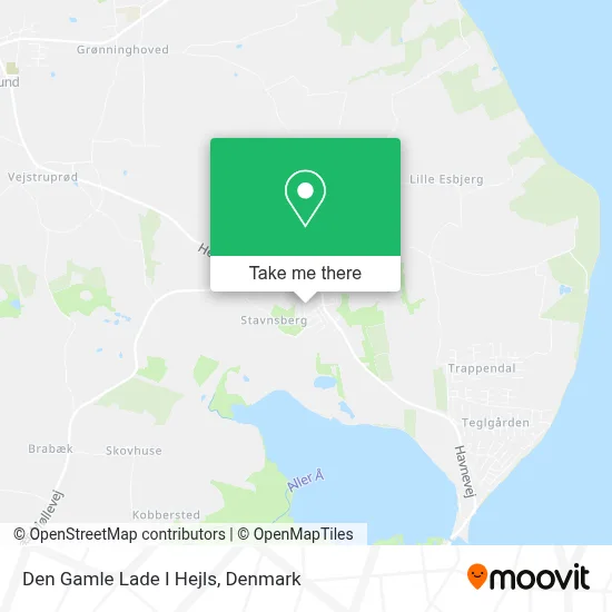 Den Gamle Lade I Hejls map