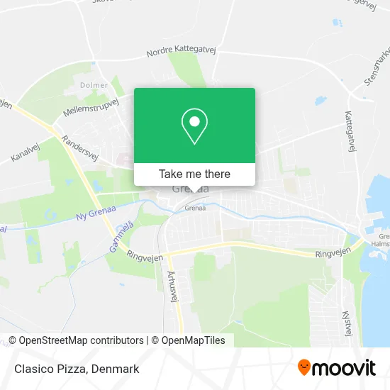 Clasico Pizza map