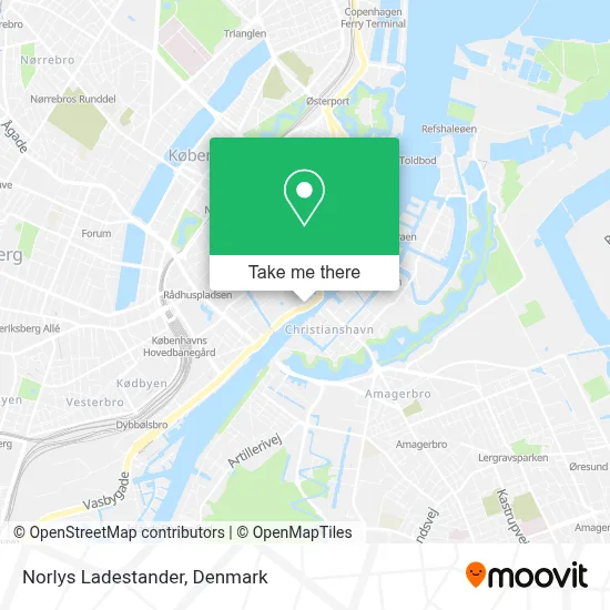 Norlys Ladestander map