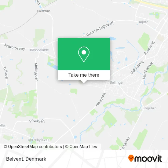 Belvent map