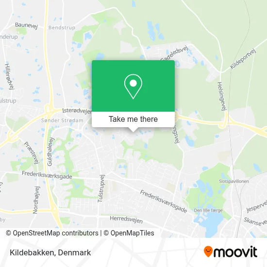 Kildebakken map