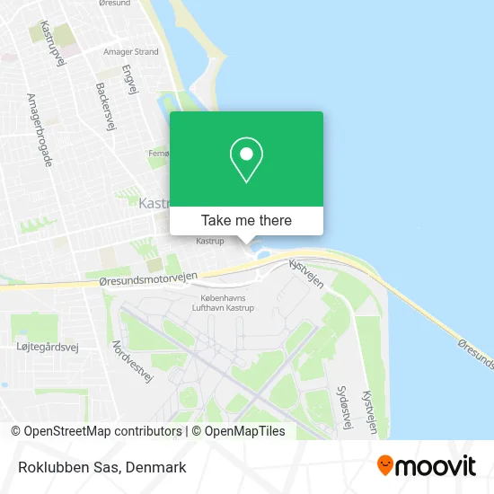 Roklubben Sas map