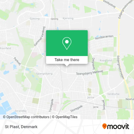 St Plast map