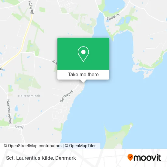 Sct. Laurentius Kilde map