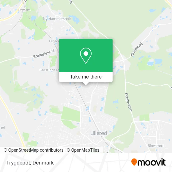 Trygdepot map
