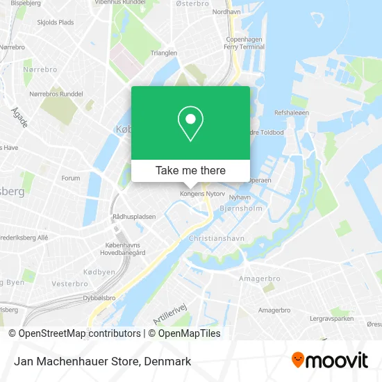 Jan Machenhauer Store map
