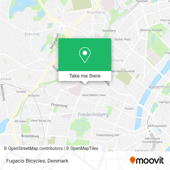 Fugacis Bicycles map