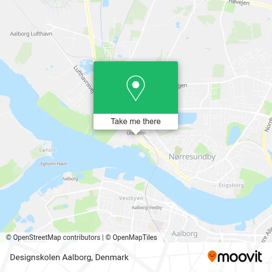 Designskolen Aalborg map