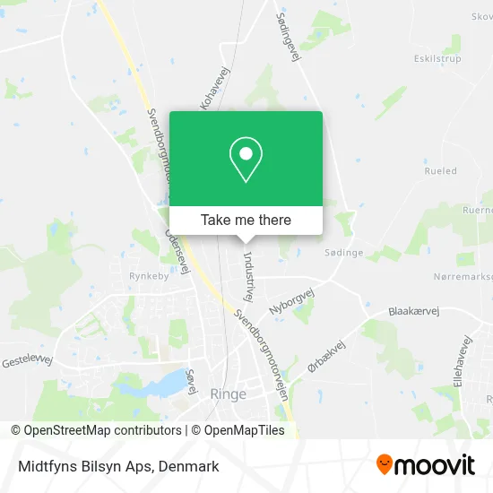 Midtfyns Bilsyn Aps map