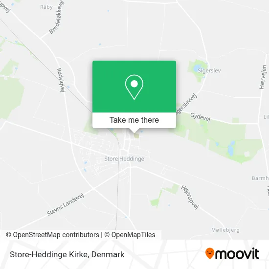 Store-Heddinge Kirke map