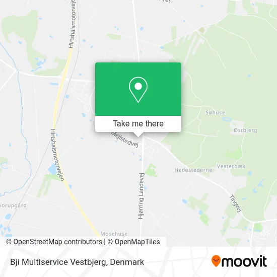 Bji Multiservice Vestbjerg map