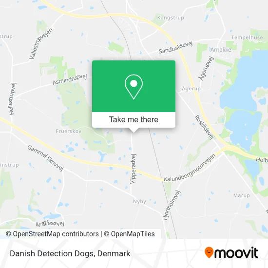 Danish Detection Dogs map