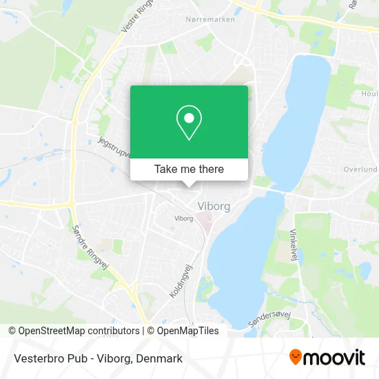 Vesterbro Pub - Viborg map