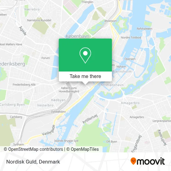 Nordisk Guld map
