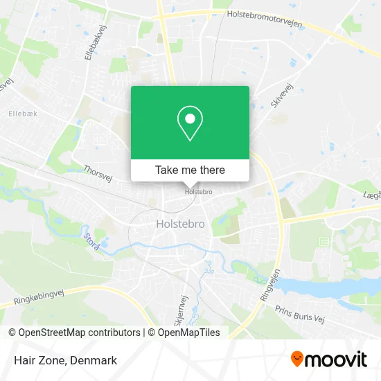 Hair Zone map