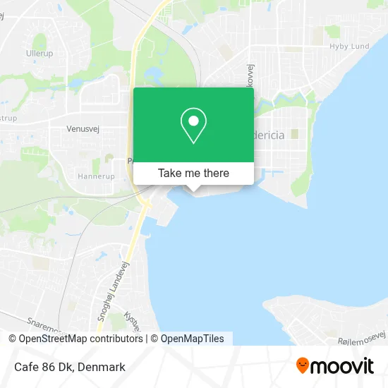 Cafe 86 Dk map