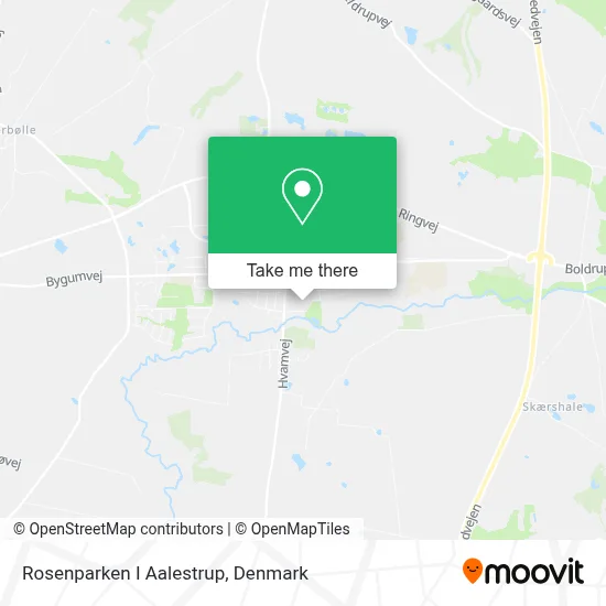 Rosenparken I Aalestrup map